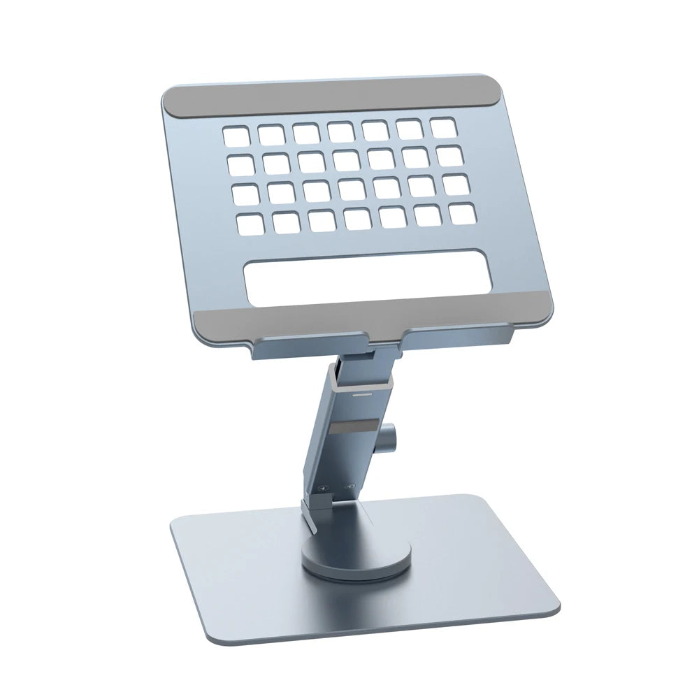 Tablet Stand 360°Rotating Folding Aluminum Adjustable Desk Holder Mount Riser for Ipad Pro Air 4 Mini 12.9 4-14 Inch Samsung Ta